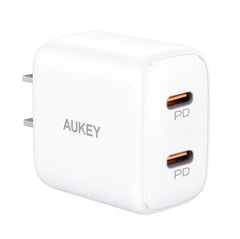 Aukey PA-R1S Swift Duo 20W USB-C PD Charger White