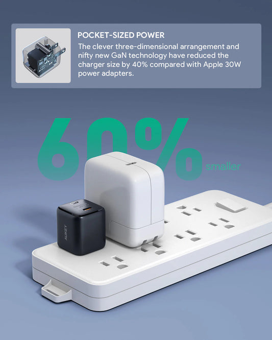 Aukey PA-B1T Mini 20W USB-C PD Charger