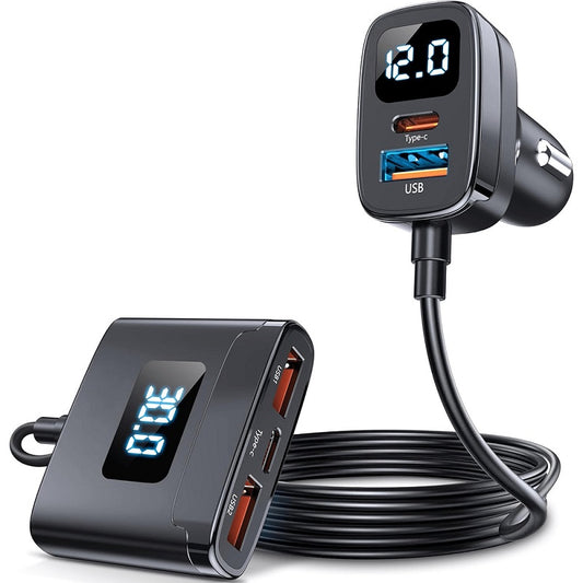 Buy Awei C-853 Dual USB and Type-C Port Car Charger 1.5m from Vmart in Pakistan