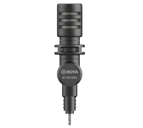 Buy BOYA BY-M100D Mininature Condenser Microphone for iPhone from Vmart in Pakistan