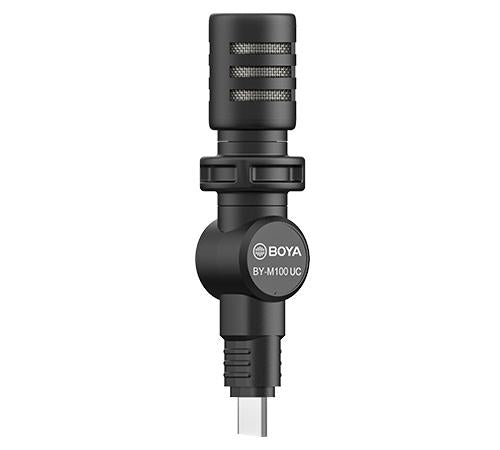 Buy BOYA BY-M100UC Mininature Condenser Microphone for Type C Devices from Vmart in Pakistan