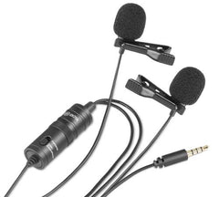 BOYA BY-M1DM Dual Omni-directional Lavalier Mic