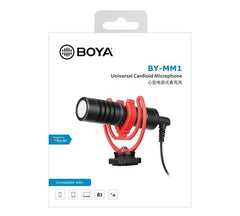 Buy BOYA BY-MM1 Cardioid Microphone from Vmart in Pakistan