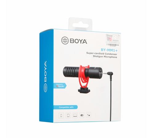 BOYA BY-MM1+ Super Cardioid Condenser Shotgun Microphone