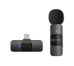 BOYA BY-V1 Ultracompact 2.4GHz Wireless Microphone System For iOS