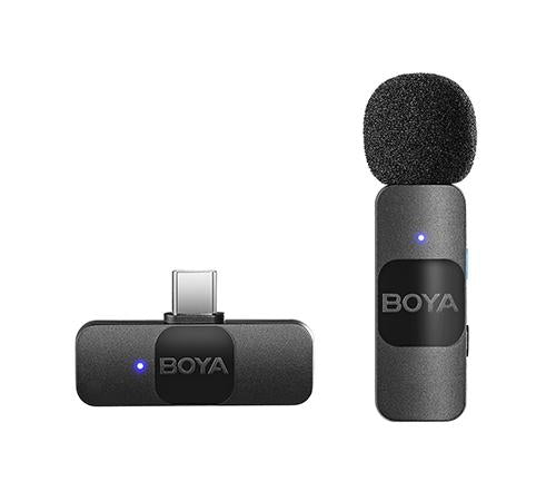 BOYA BY-V10 Ultracompact 2.4GHz Wireless Microphone System for USB-C