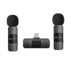 BOYA BY-V2 Ultracompact 2.4GHz Wireless Microphone System For iOS