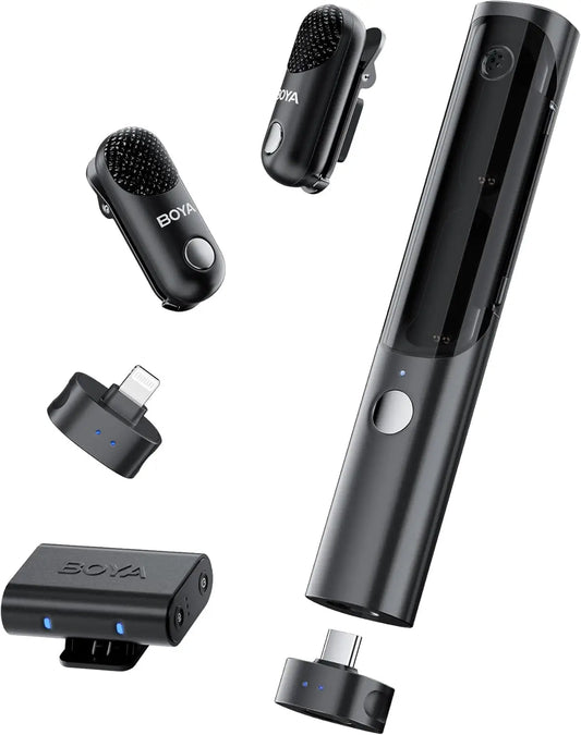 Buy BOYA Magic-01 Transformable Al-Powered Mini Wireless Microphone from Vmart in Pakistan