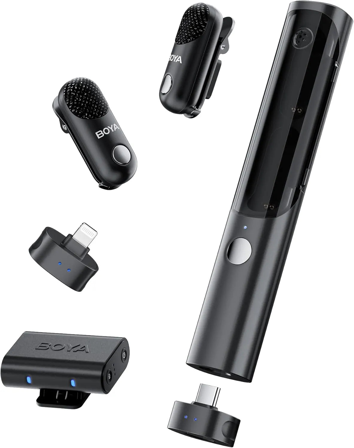 Buy BOYA Magic-02 Transformable Al-Powered Mini Wireless Microphone from Vmart in Pakistan