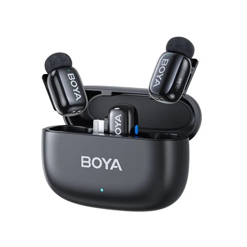 BOYA Mini 15 For iOS Dual Wireless Microphone With Charging Case