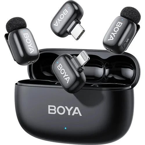 Buy BOYA mini 2-01 Upgraded Super Mini Wireless Microphone with AI Noise Cancellation from Vmart in Pakistan