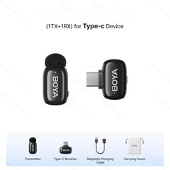 Buy BOYA mini 2-06 Upgraded Super Mini Wireless Microphone with AI Noise Cancellation from Vmart in Pakistan