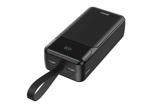 Buy BWOO 30000mAh Power Bank 65W LED Display Black from Vmart in Pakistan
