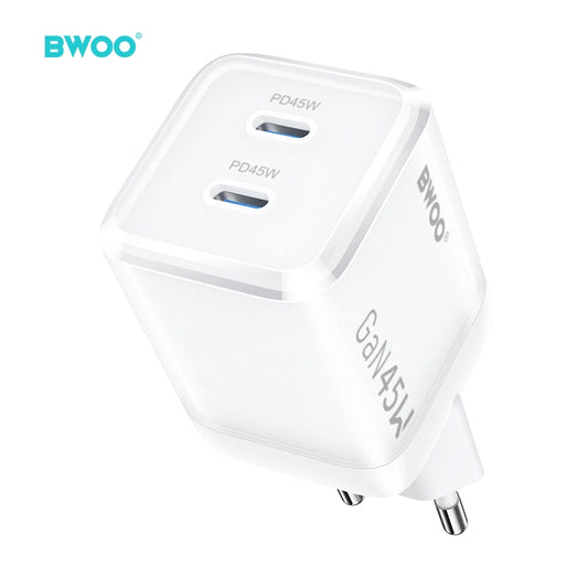 Buy BWOO 45W USB C GaN Dual Port Charger from Vmart in Pakistan