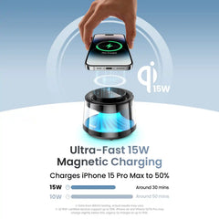 Buy BWOO 5 in 1 Wireless Charging Station with Wireless Speaker and RGB Lights from Vmart in Pakistan