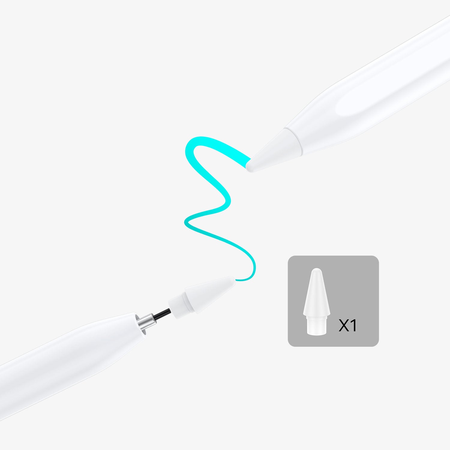 Buy BWOO Stylus Pen for Touchscreen Compatible with iPad (after 2018) from Vmart in Pakistan