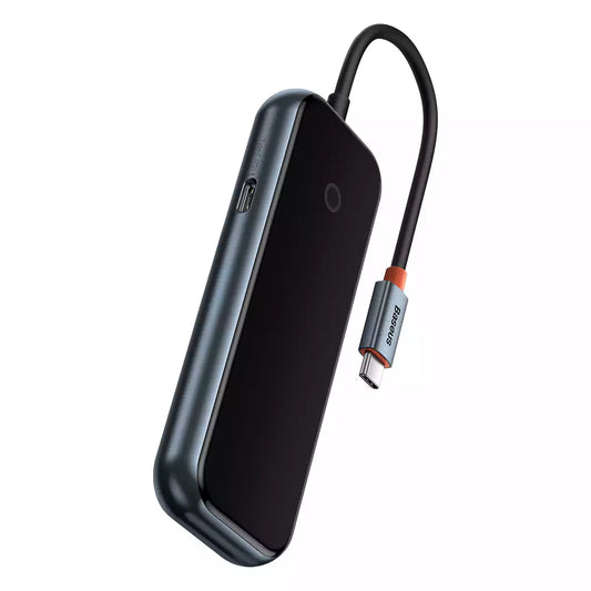 Buy Baseus AcmeJoy 4-Port Type-C Hub Adapter (Type-C to USB3.0*3+Type-C PD&amp;Data *1) Dark Gray from Vmart in Pakistan