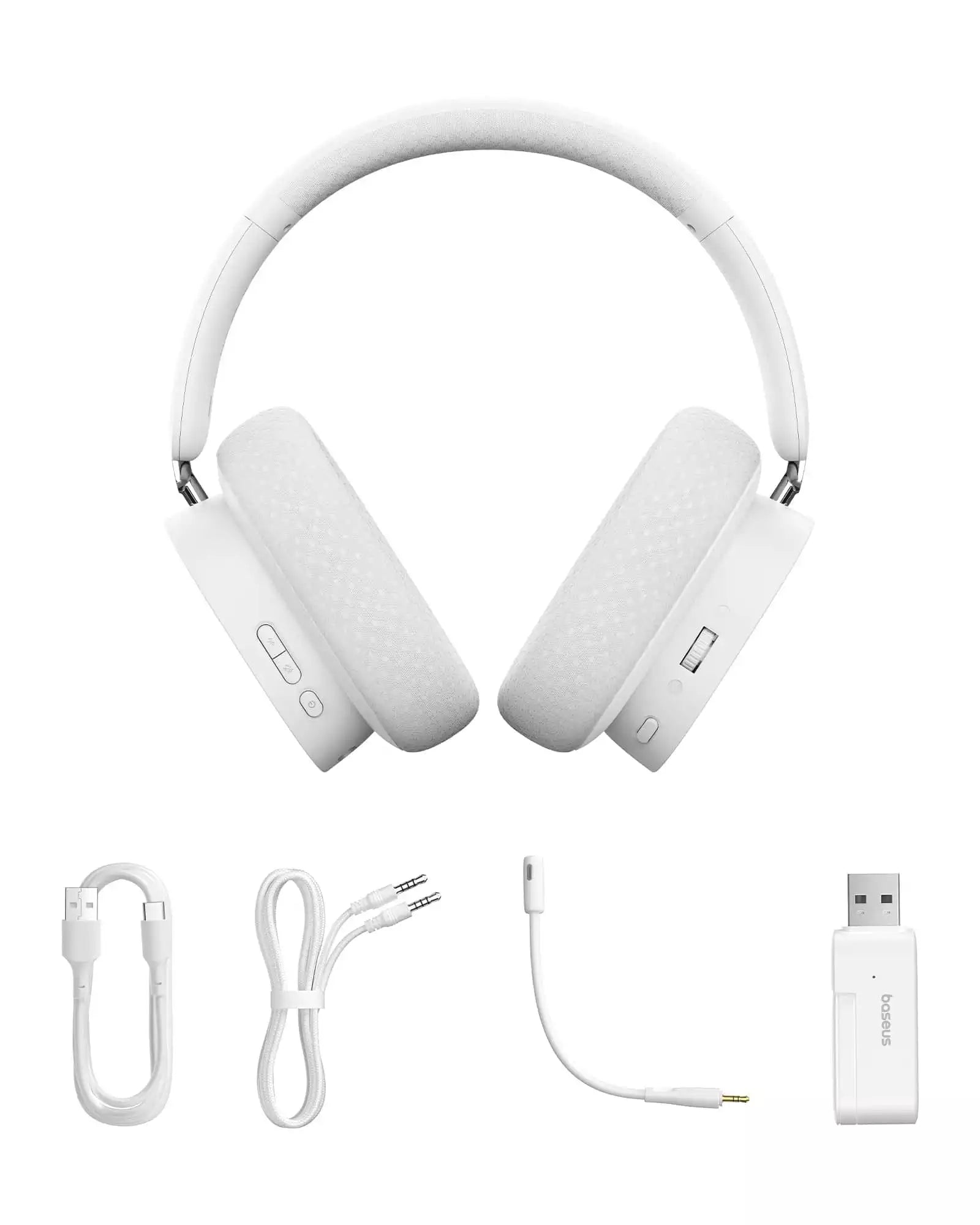 Baseus AeQur GH02 Gaming Wireless Headphones Moon White