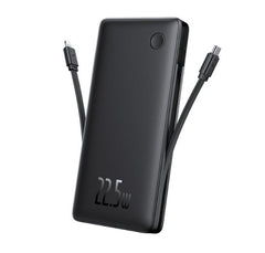 Baseus Airpow Lite 10000mAh 22.5W Dual Cable Power Bank Black