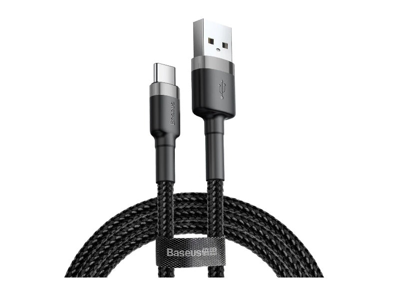 Baseus Cafule USB to Type C 2m Cable - Black