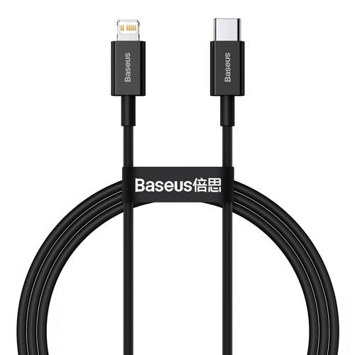 Buy Baseus Cable Superior Series Type C to Lightning 20W 2m - Black from Vmart in Pakistan