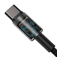 Baseus Tungsten Gold Type-C to Type-C Cable PD 2.0 100W 2m - Black