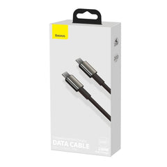 Buy Baseus Tungsten Gold Type-C to Type-C Cable PD 2.0 100W 2m Black from Vmart in Pakistan