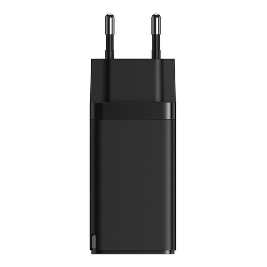 Buy Baseus GaN2 Pro Quick Charger 2C+U 65W With Fast Charging Cable Type-C to Type-C 100W (20V/5A) 1m - Black from Vmart in Pakistan