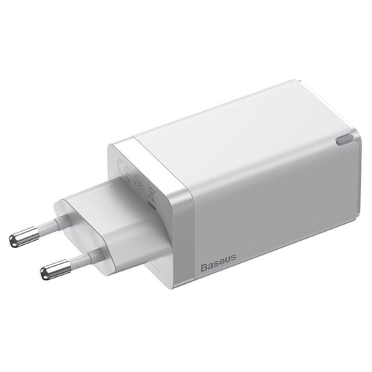 Buy Baseus GaN2 Pro Quick Charger 2C+U 65W With Fast Charging Cable Type-C to Type-C 100W (20V/5A) 1m - White from Vmart in Pakistan