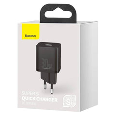 Baseus Super Si Quick Charger 1C 30W - Black