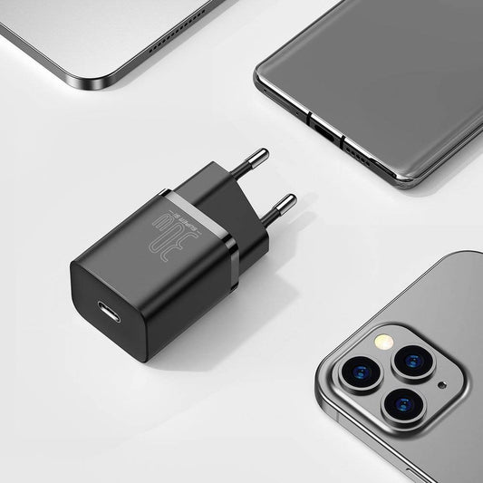 Buy Baseus Super Si Quick Charger 1C 30W - Black from Vmart in Pakistan