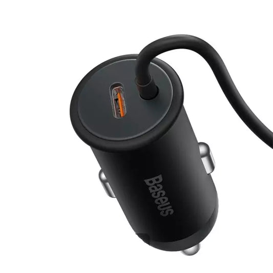 Buy Baseus CW01 Magnetic Wireless Charging Car Mount 40W - Wireless Charging 15w+Type-C 25W - Black from Vmart in Pakistan