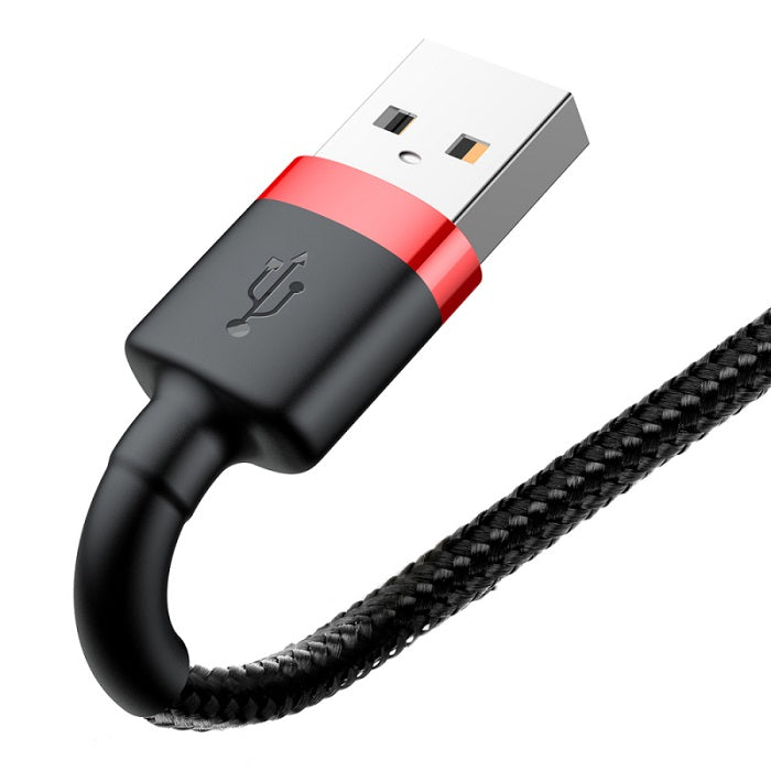 Baseus Cafule Cable USB For iP 2m Red/Black