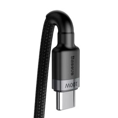 Baseus Cafule PD2.0 100W Flash Charging USB Type-C Cable 20V 5A 2m Gray/Black