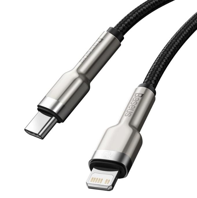 Baseus Cafule Series Metal Data Cable Type-C to iP 20W 0.25m - Black