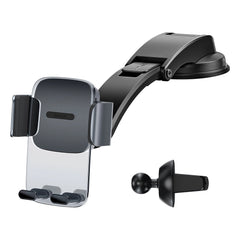 Baseus Easy Control Clamp Car Mount Holder (A Set) Black