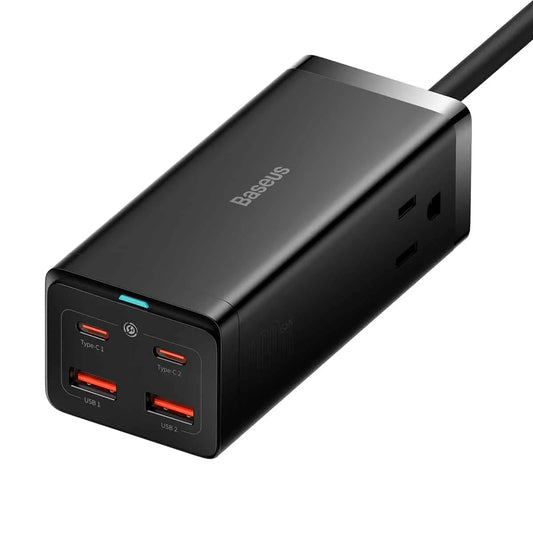 Buy Baseus GAN3 Pro Desktop Powerstrip 2AC+2U+2C 100W CN Black from Vmart in Pakistan
