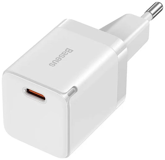 Buy Baseus GaN3 Fast Charger 1C 30W EU White from Vmart in Pakistan