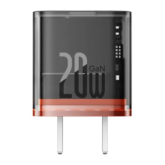 Buy Baseus GaN5 Fast Charger Mini 1C 20W CN Amber Orange from Vmart in Pakistan