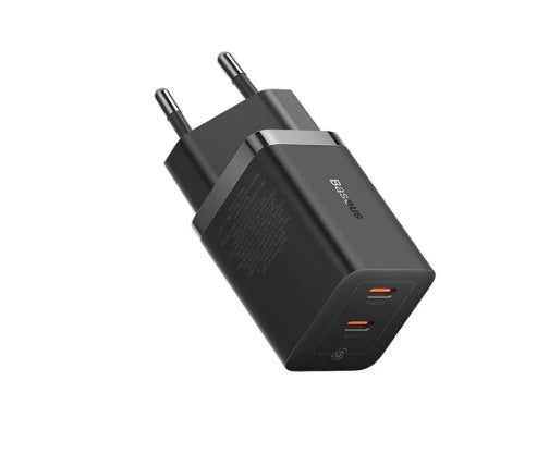 Buy Baseus GaN5 Pro Fast Charger C+C 40W EU Black from Vmart in Pakistan
