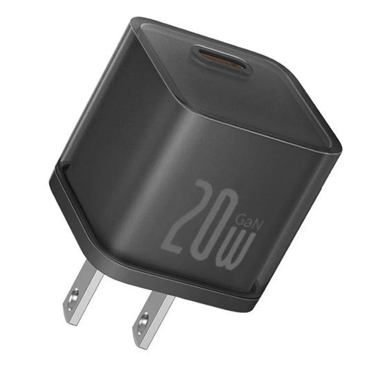 Buy Baseus GaN5S Fast Charger 1C 20W US With Baseus Dynamic 3 Series Fast Charging Data Cable Type-C to Type-C 100W 1m Cluster Black from Vmart in Pakistan
