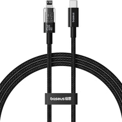 Baseus Gem Series 20W Type C To Lightning Cable Cluster Black 1m