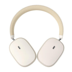 Baseus H1 Hybrid 40dB ANC Wireless Headphones - Creamy White