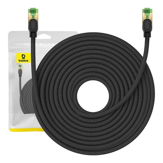Buy Baseus High Speed Cat8 40Gbps Ethernet Cable 5m Cluster Black from Vmart in Pakistan