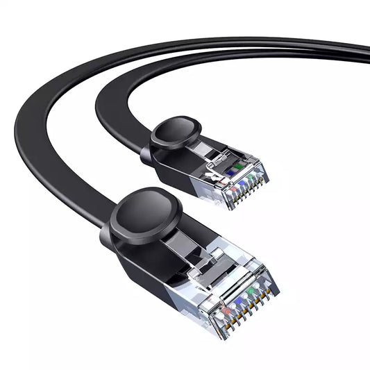 Buy Baseus High Speed Six Types of RJ45 Gigabit Flat Network Cable 8m Black from Vmart in Pakistan