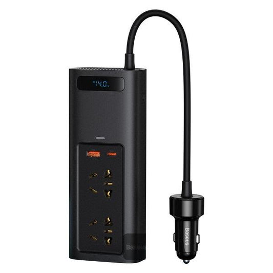 Buy Baseus In-car Inverter 150W (220V CN/EU) Black from Vmart in Pakistan