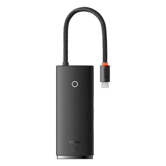 Buy Baseus Lite Series 5-Port Type-C Hub (Type-C to HDMI+USB3.0*3+PD) Black from Vmart in Pakistan
