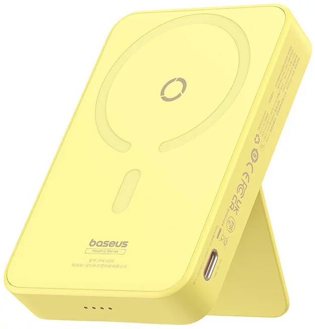 Baseus MagPro Magnetic Wireless Power Bank 5000mAh 20W Yellow