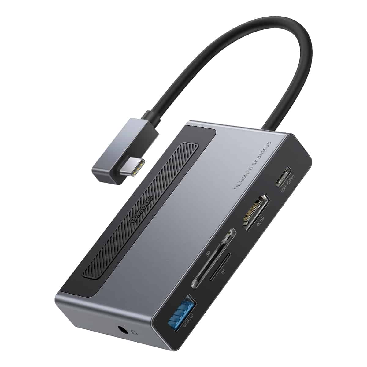 Buy Baseus Magic Multifunctional Type-C Hub with a Retractable Clip Standard Edition Space Gray from Vmart in Pakistan