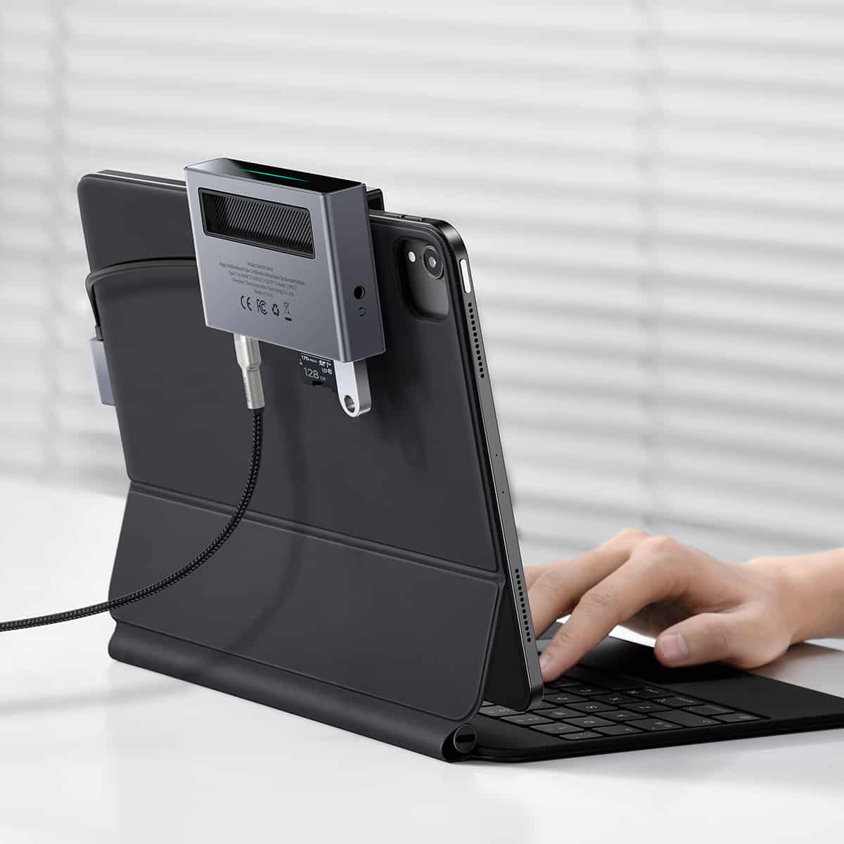 Buy Baseus Magic Multifunctional Type-C Hub with a Retractable Clip Standard Edition Space Gray from Vmart in Pakistan
